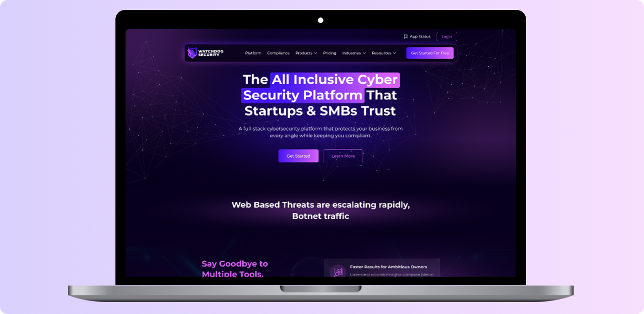 Watchdog Security Website - The All Inclusive Cyber Security Platform